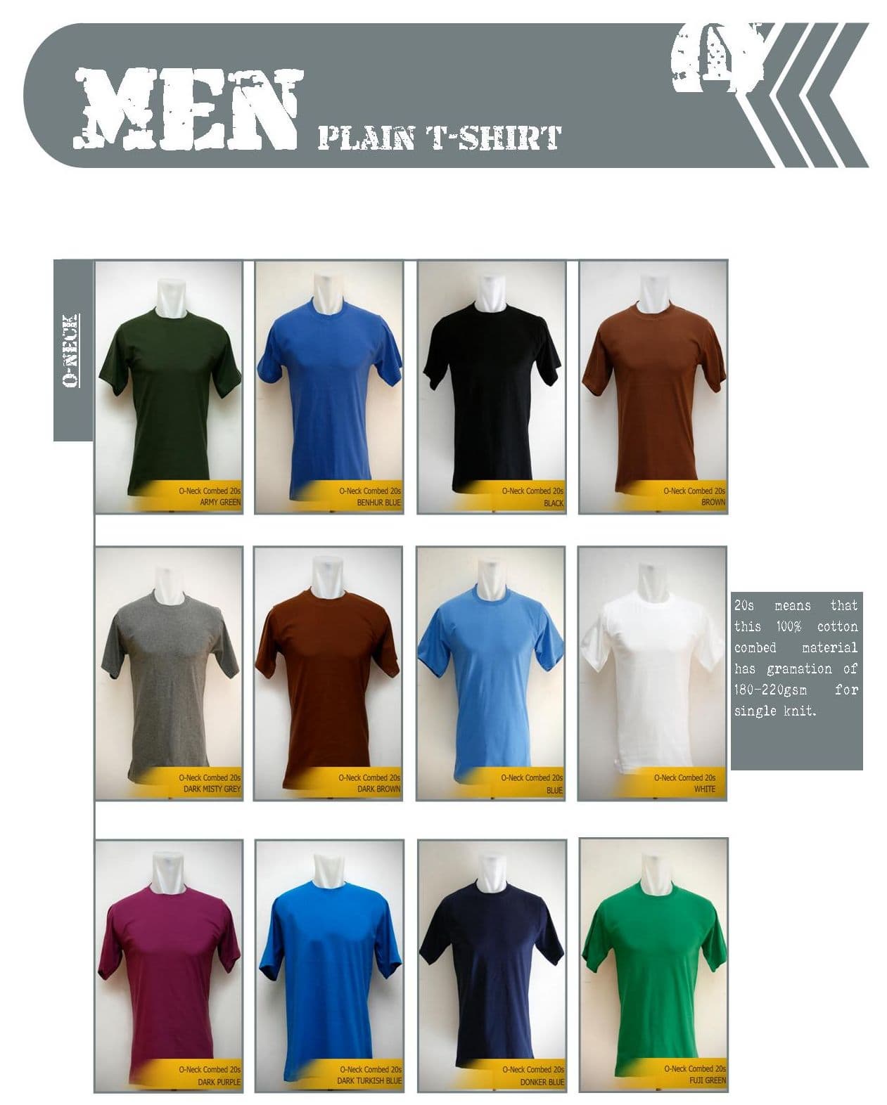 Men Plain T-Shirt
